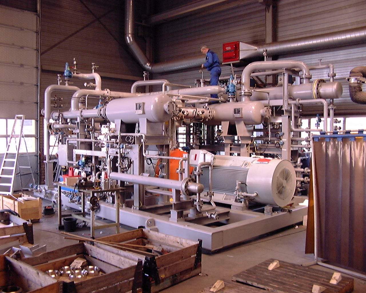 Compressor Shin Shin-Etsu - Vinyl chloride compressor - Conpacksys
